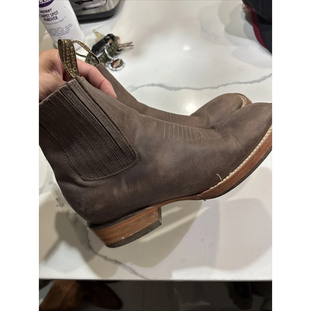 Cuatrero Boots Square Chelsea Size 6.5